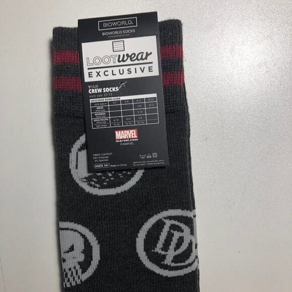 🛒 $8 - Socks Marvel Bioworld #2354 - Picture 4 of 4